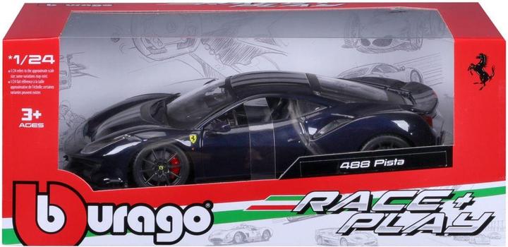 Image du produit Bburago Ferrari R&P 488 Pista 1/24 bleu