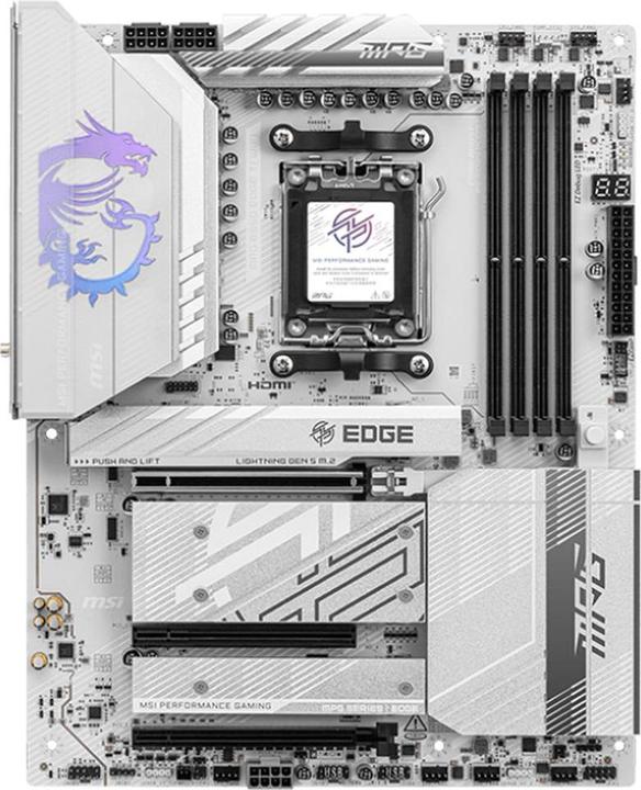 Produktbild MSI MPG B850 EDGE TI WIFI (AM5, AMD B850, ATX)