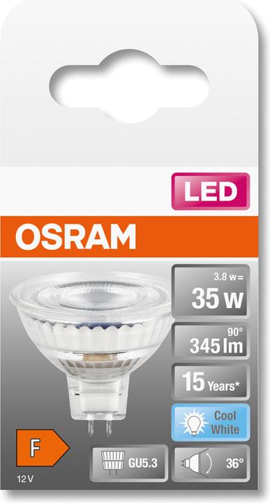 Actual product image Osram Led Star Mr16 (GU5.3, 3.80 W, 345 lm, 1 x, F)