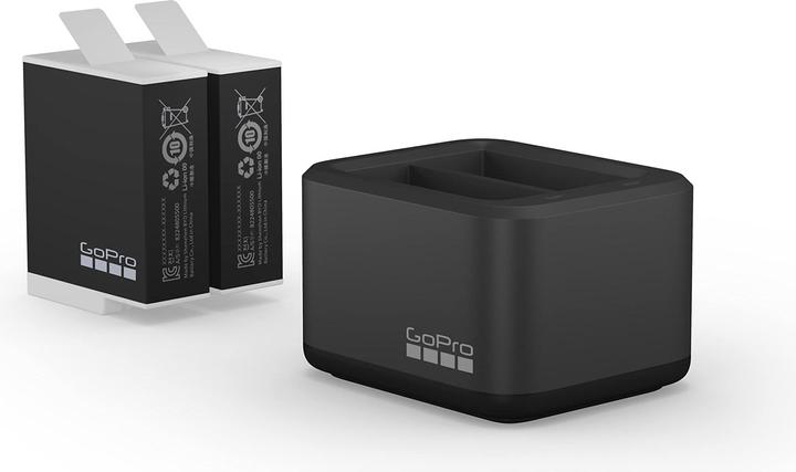 Immagine prodotto GoPro Dual Battery Charger + Enduro Batteries (Hero 12 Nero, Hero 11 Nero, Hero 10 Nero, Eroe 9 nero)