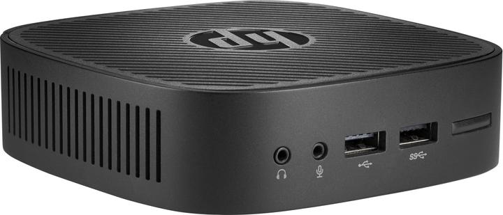 Actual product image HP t240 - Thin Client - USFF - 1 x Atom x5 Z8350 / 1.44 GHz (Intel Atom x5-Z8350, 2 GB, 8 GB)