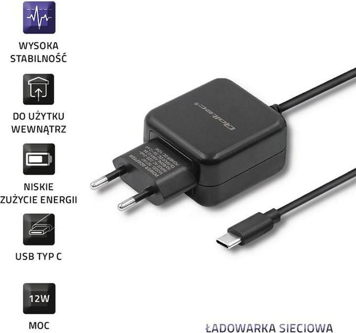 Immagine prodotto Qoltec Caricatore 12W 5V 2.4A USB tipo C (12 W)