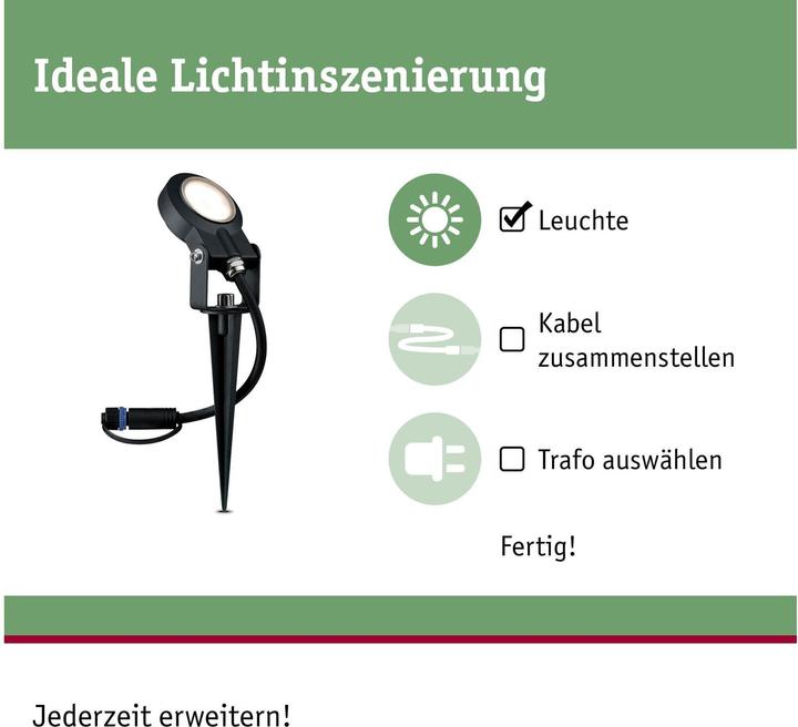 Produktbild Paulmann Outdoor Plug & Shine Sting Spot (655 lm, IP67)