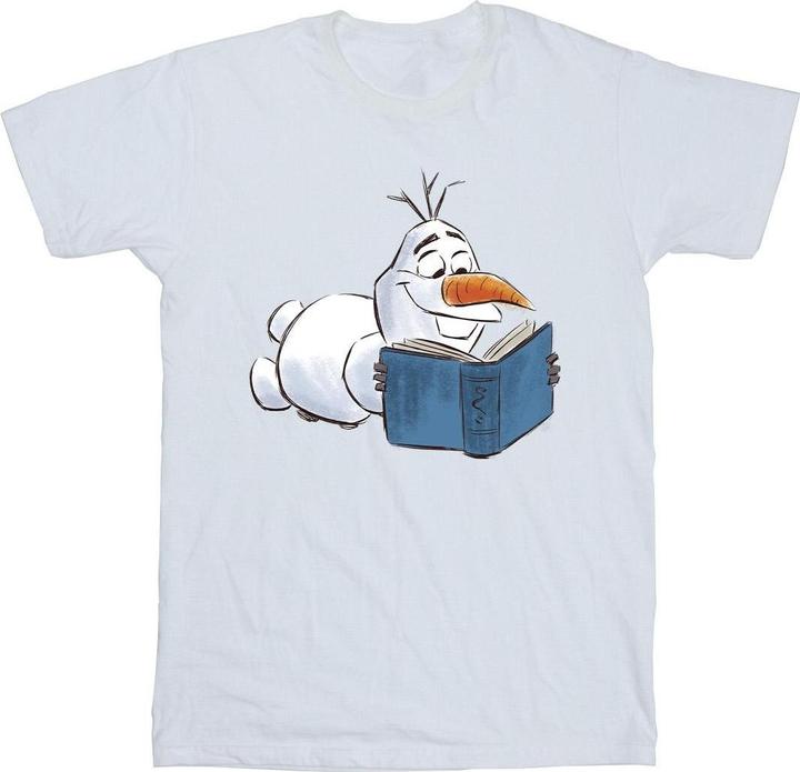 Immagine prodotto Disney Frozen Olaf Reading Maglietta Ragazze (152, 158)
