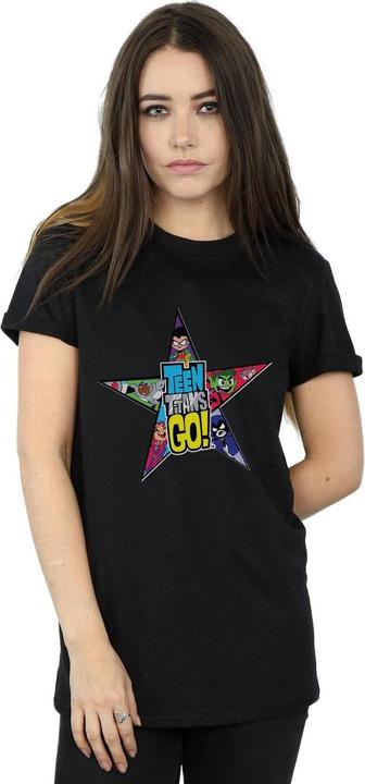 Immagine prodotto Teen Titans Go Star Logo Maglietta Ampia Donna (XXL)