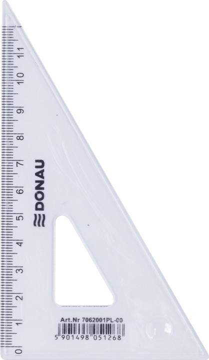 Nährwerte und Zutaten Donau Geodreieck, klein, 12cm, 60°, klar (150 mm)