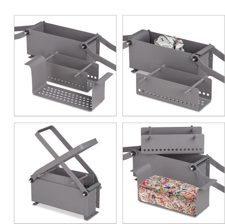 Actual product image Relaxdays Paper briquette press