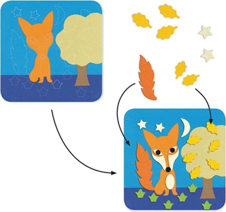 Image du produit Djeco Tableaux en feutre Sweet Nature
