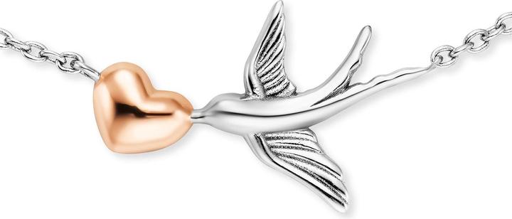 Immagine prodotto Engelsrufer Collana Uccello con cuore (Argento 925, 42 - 50 cm)