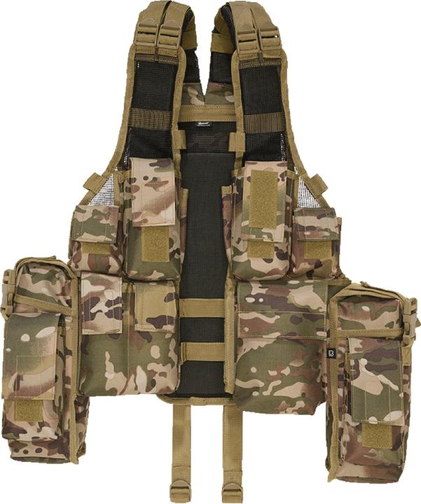 Actual product image Brandit Tactical waistcoat, one size only Colour Tactical camouflage pattern (L)