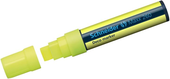 Actual product image Schneider Maxx 260 chalk pen (e) (Yellow, 15 mm, 1 x)