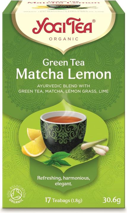 Produktbild Yogi Tea Grüner Tee mit Zitrone und Matcha (Grüne Tee Matcha Zitrone) Bio (17 x 1,8 g) 30,6 g - Yogi -Tee (30.60 g)