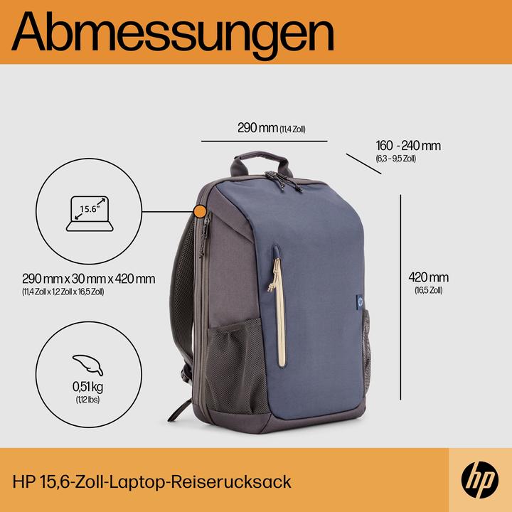 Actual product image HP 18L Travel Bag - Forged Iron (18 l)
