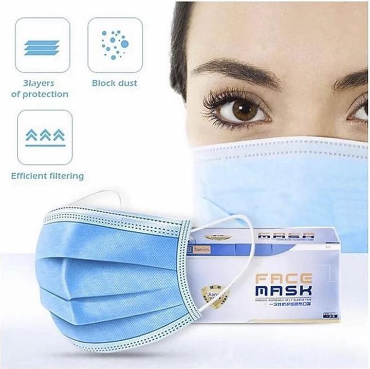 Immagine prodotto Kibernetik Maschera facciale monouso 3 strati PP 50 pezzi in un cartone (KN95, 50 x)