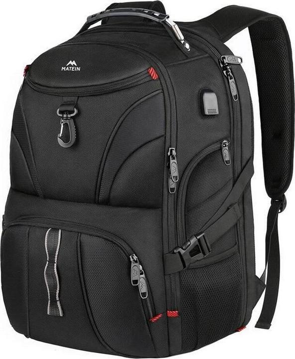 Actual product image Matein 17" laptop travel backpack 1211 Black (45 l)