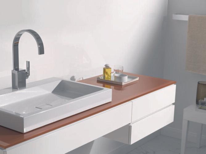 Produktbild Alape Aufsatzbecken AB.RE700H.2, rechteckig B: 700mm H: 90mm T: 460mm, 3209000000, weiss (460 mm, 700 mm)