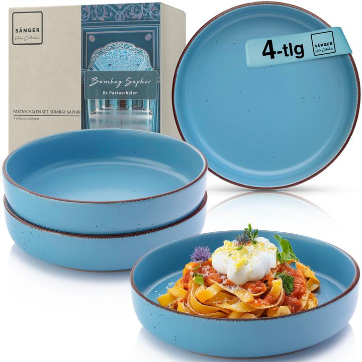 Actual product image Sänger Pastaschalen Set Bombay Saphir (4 x, 20.50 cm)