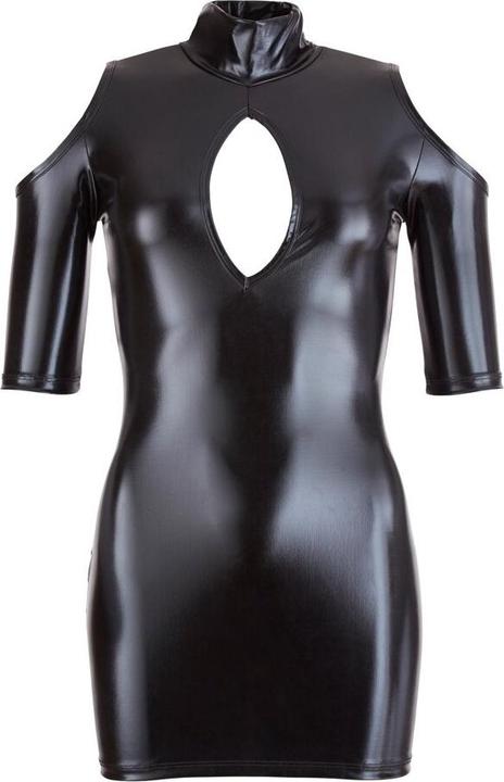 Actual product image Cottelli Collection Wetlook mini dress shoulder free (XL)