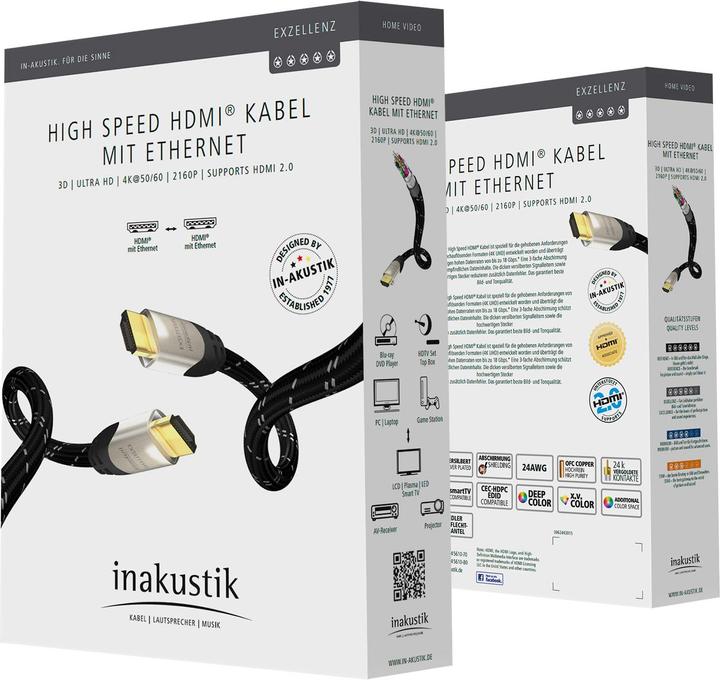 Produktbild Inakustik Exzellenz HDMI (1.50 m, HDMI)
