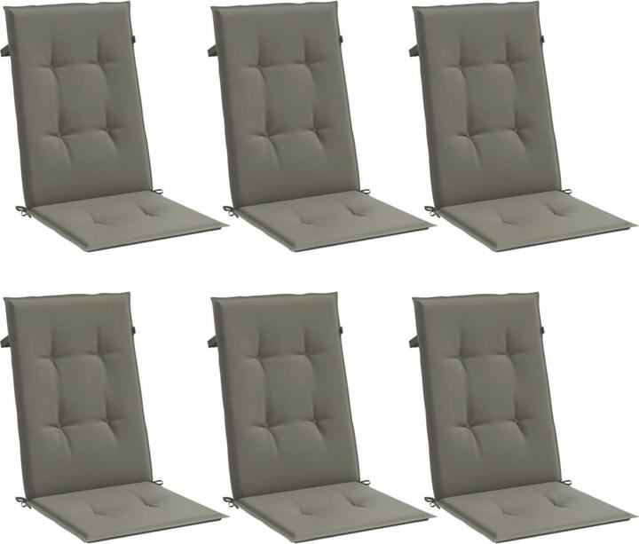 Immagine prodotto VidaXL Cuscini dello schienale alto 6 pezzi in tessuto (120 x 50 x 4 cm)