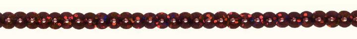 Immagine prodotto Prym Bordo in paillettes iridescenti, marrone 6 mm, coupon 3 m