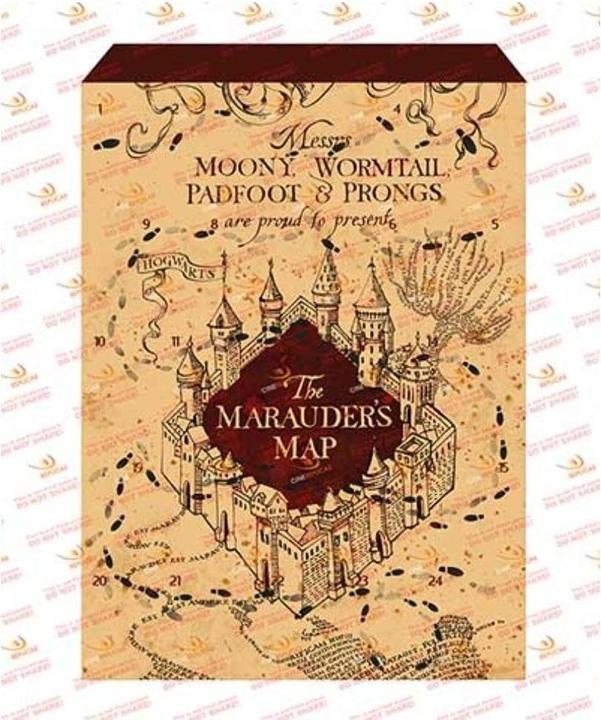 Actual product image Cinereplicas Harry Potter - Marauder's Map Advent Calendar 2023