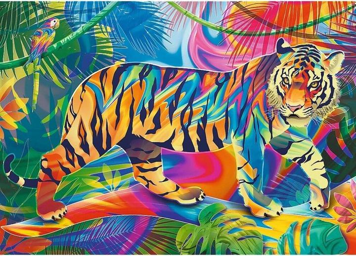Produktbild Trefl Puzzle 500 Color Splash: Tiger-Begegnung (500 Teile)