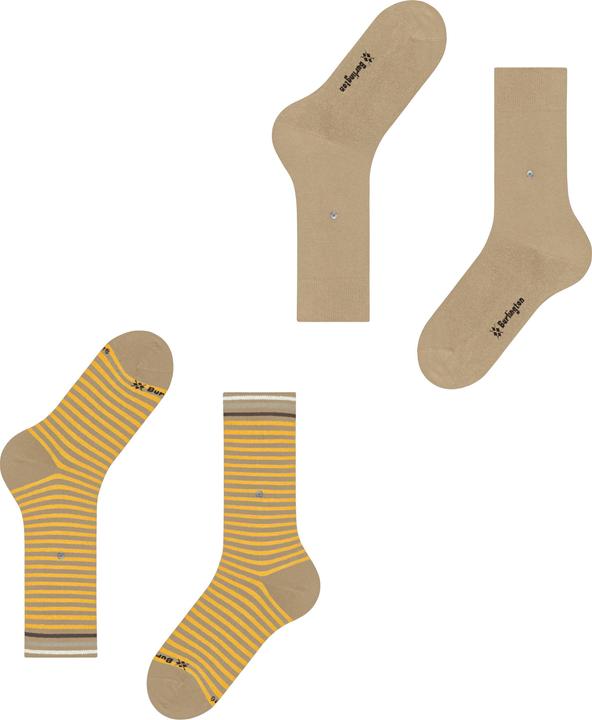 Produktbild Burlington Everyday Stripe SO - Mixed 2-Pack (2er Pack, 40 - 46)
