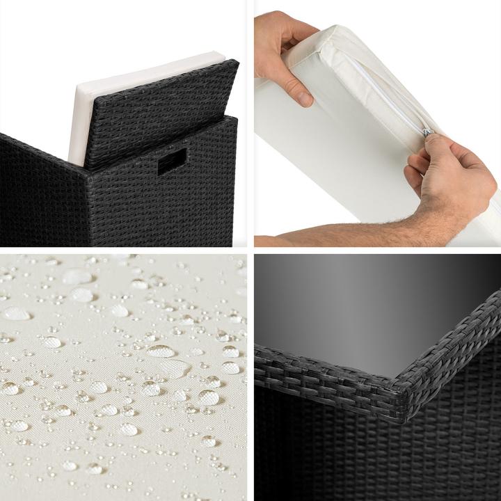 Image du produit tectake Salon de jardin MANHATTAN (100 cm)