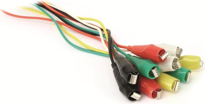 Actual product image Eneroid Test leads with tapping terminals, 0.75 mm², 1 m, 5 pieces
