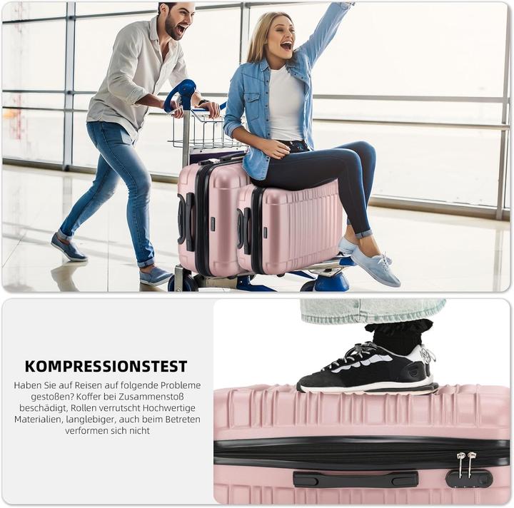 Actual product image Beibye Hartschalenkoffer Bordcase Handgepäck (45 l, Hand luggage (up to 50 litres))