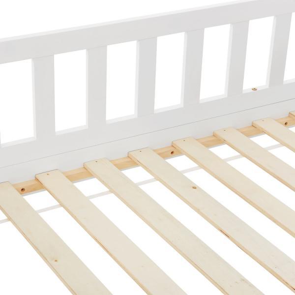 Immagine prodotto Juskys Lettino Marli con rete e rete a doghe (80 x 160 cm)