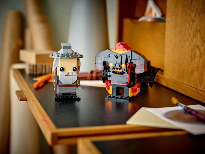 Image du produit LEGO BrickHeadz - Gandalf le Gris et Balrog (40631, LEGO Brickheadz)