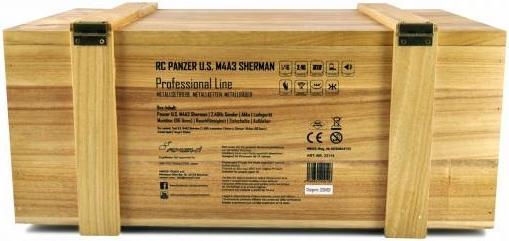Produktbild Heng Long Panzer Sherman U.S. M4A3 2.4 GHz (RTR Ready-to-Run)