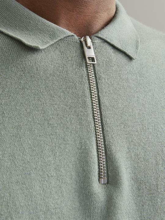 Actual product image Jack & Jones Jjeemil Knit Polo Half Zip Ls Noos (L)