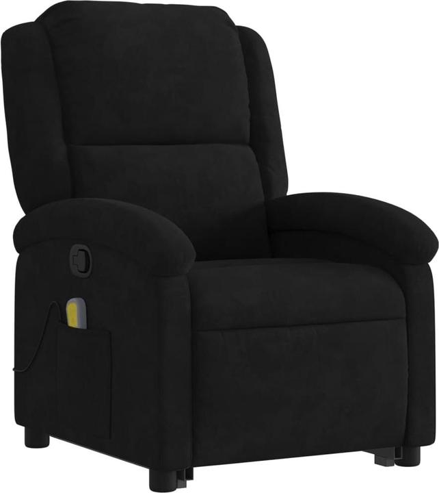 Actual product image VidaXL Massage chair with stand-up aid velvet