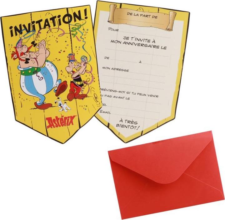 Actual product image Chaks Asterix und Obelix: Einladung FR - 8 Stk (8 pcs.)