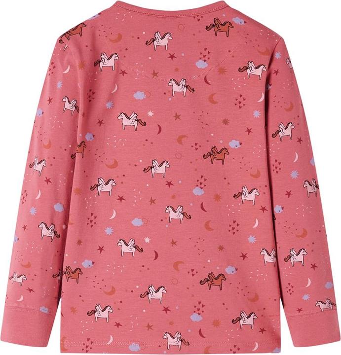 Produktbild VidaXL Kinderpyjama mit Langen Ärmeln Altrosa 92,Material: 95 (92)