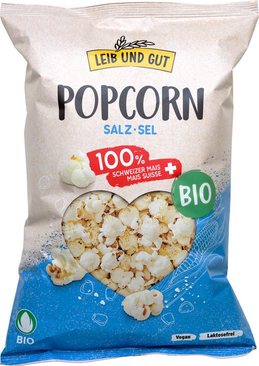 Image du produit Leib und Gut Popcorn mit Salz (90 g)