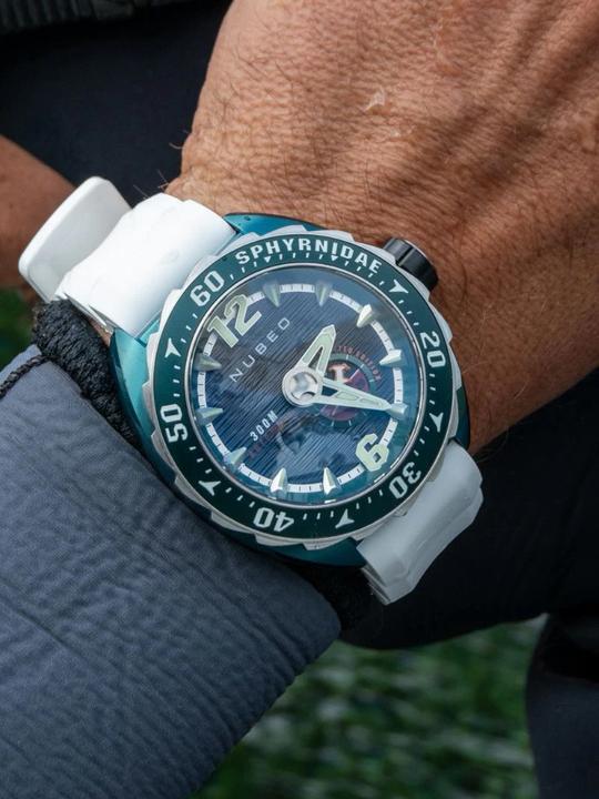 Actual product image Nubeo NB-6092-02 Sphyrnidae Limited (Diving watch)
