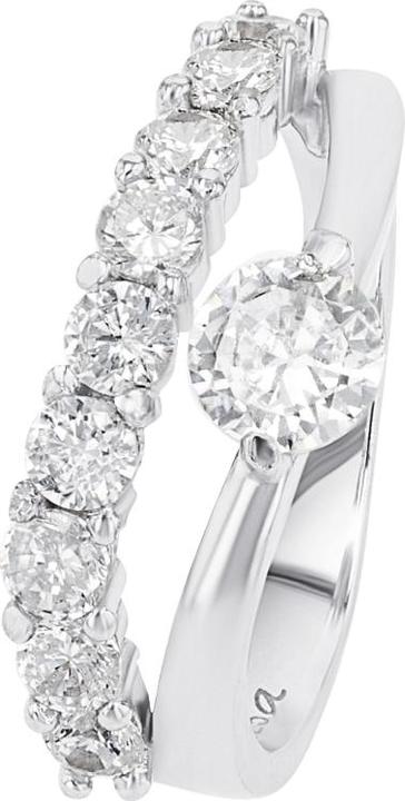 Produktbild Amor Ringe für Damen, 925 Sterling Silber, Zirkonia synth. (52, 925 Silber)