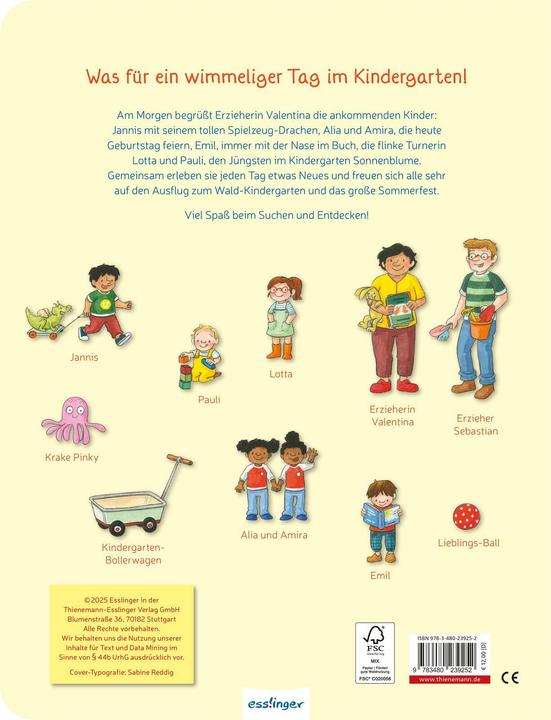 Produktbild Mein grosses Kindergarten-Wimmelbuch (Deutsch)