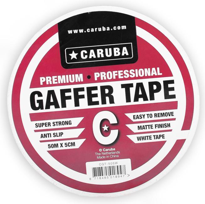 Image du produit Caruba Gaffer Tape 50m x 5cm blanc (50 mm)
