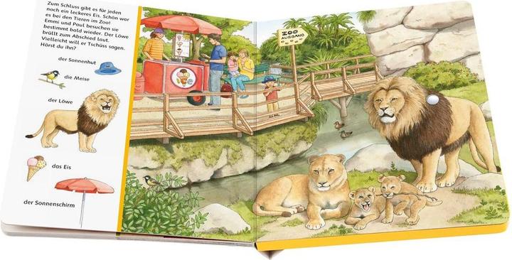 Immagine prodotto Ravensburger Sachen suchen, Sachen hören: Im Zoo (Tedesco, Frauca Nahrgang, Costanze Schargan, 2019)