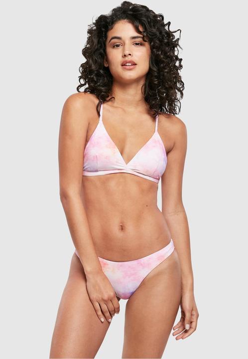 Actual product image Urban Classics Ladies Tie Dye Triangle Back Bikini - 15629 (XL)
