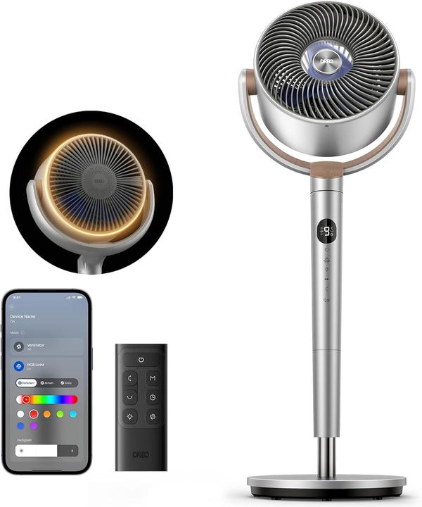 Image du produit Dreo Smart Standventilator mit RGB Light (20 dB)