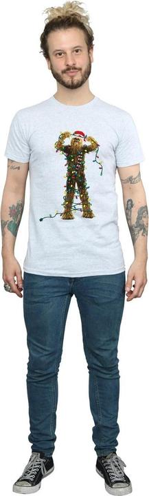 Immagine prodotto Star Wars Chewbacca Christmas Lights Maglietta Uomo (3XL)