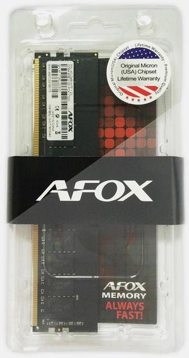 Immagine prodotto AFOX Memoria DDR4, 16 GB, 2400 MHz, CL17 (AFLD416ES1P) (1 x 16GB, 2400 MHz, DDR4-RAM, U-DIMM)