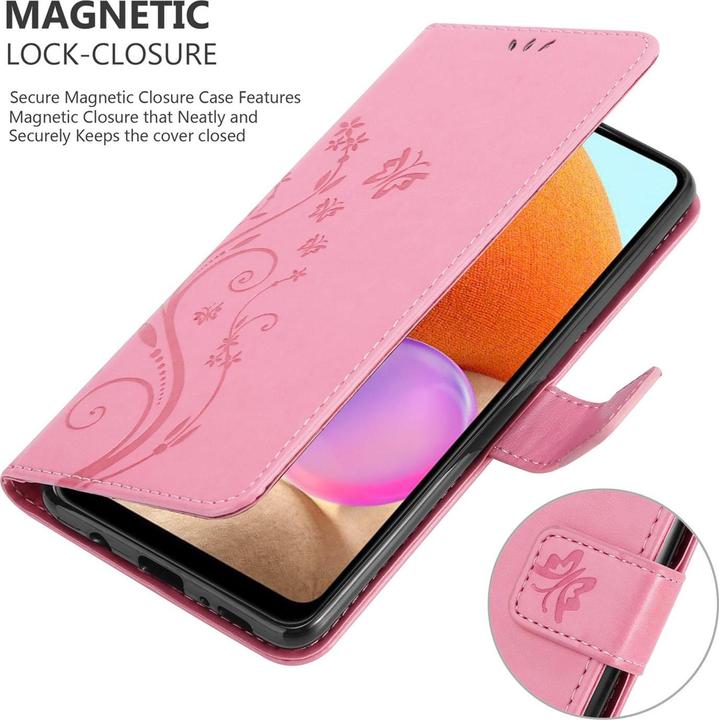 Productafbeelding Cadorabo Bloemen Boekomslag (Samsung Galaxy A32)