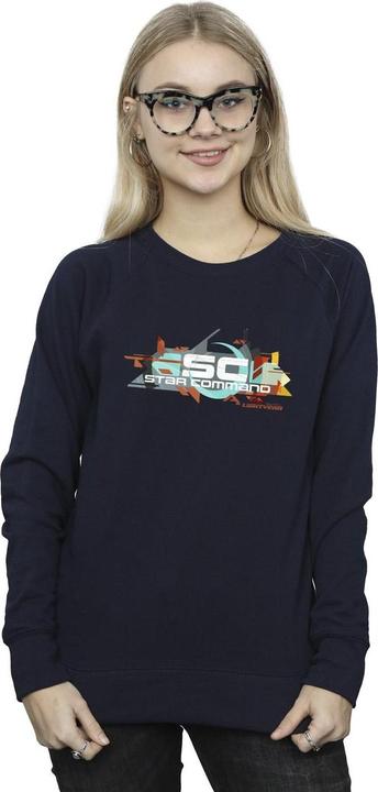Actual product image Disney Womens/Ladies Lightyear Star Command Graphic Title Sweatshirt (L)